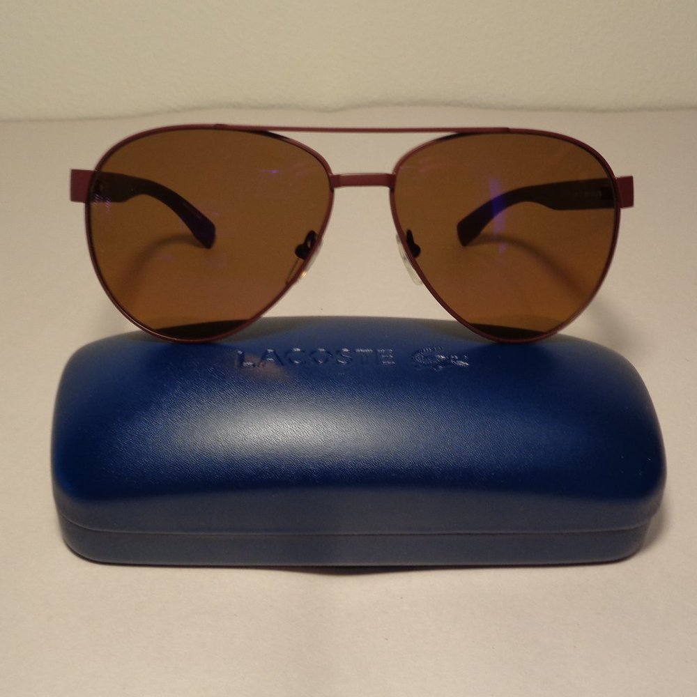 Lacoste L185S Red Matte New Women's Sunglasses